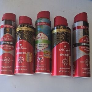 5 brand new Old Spice deodorant sprays